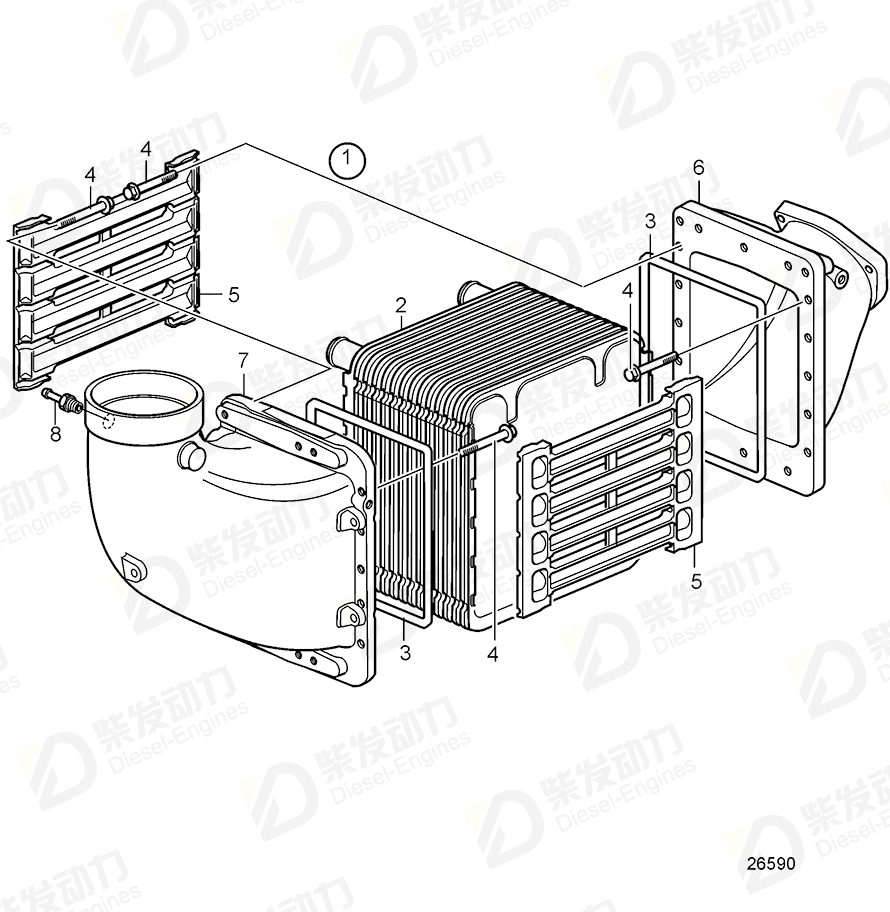 VOLVO Tank 21757132 Drawing